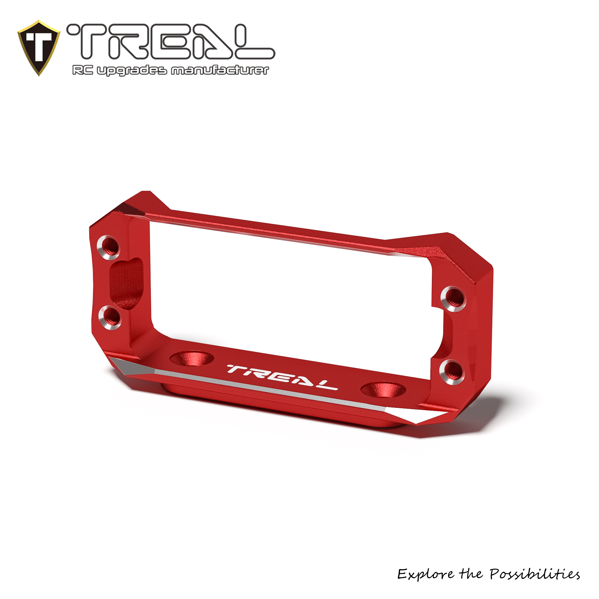 Treal Aluminum Axle Servo Mount Axial Capra 1:10 RC Cars