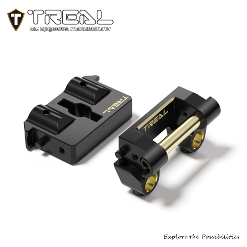 TREAL Brass Front and Rear Bumper Mounts for Redcat 1/18 Ascent18