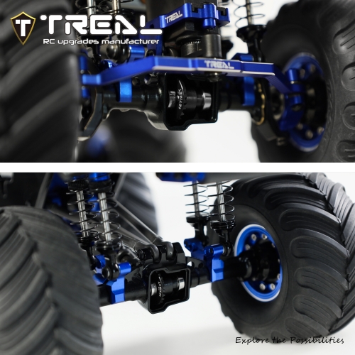 TREAL TRX4M Overdrive Gears 22T/12T and Underdrive Gears 24T/10T