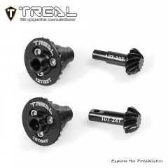TREAL TRX4M Harden Steel Diff Ring&Pinion Gear Set 12T/24T