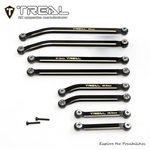 High Clearance 4 Links Set CNC Aluminum Links Set for SCX24