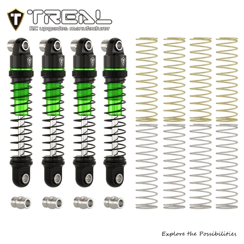 TREAL Aluminum Adjustable Dampers (4P) 26mm for Axial SCX30