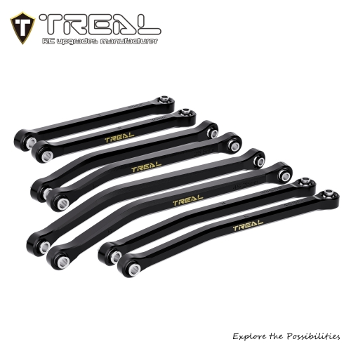 TREAL Brass High Clearance Chassis Links(8P) Set for Axial SCX30