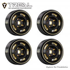 Treal Brass Axle Rear Lock-Out for Axial SCX10 II (1 Pair)