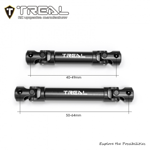 TREAL Harden Steel Heavy Duty Center Driveshafts for Redcat 1/18