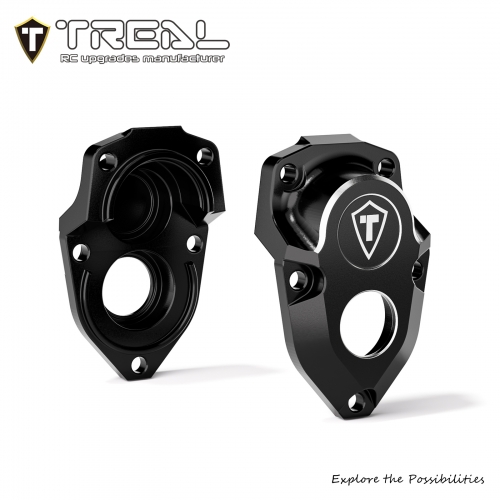 TREAL Aluminum 7075 Front Outer Portal Covers External Cap for Vanquish VRD/VS4-10