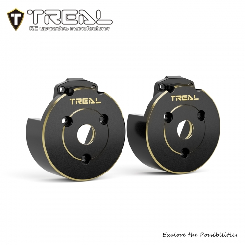 TREAL Brass Front Outer Portal Covers External Portal Drive Housing(2) Heavy Weight for Vanquish VRD/VS4-10