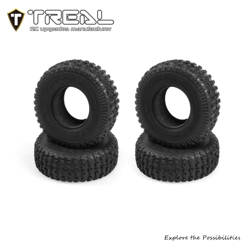 TREAL 0.7'' Tires Trailburner Clawspine Crawler Tire(4P) for 1/30 Axial SCX30-07201