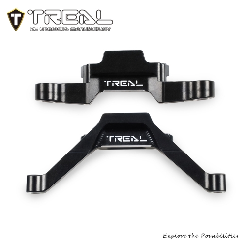 TREAL Aluminum 7075 Front and Rear LED Lights Buckets Bumper Mounts CNC Machined Upgrades for SCX30 K10
