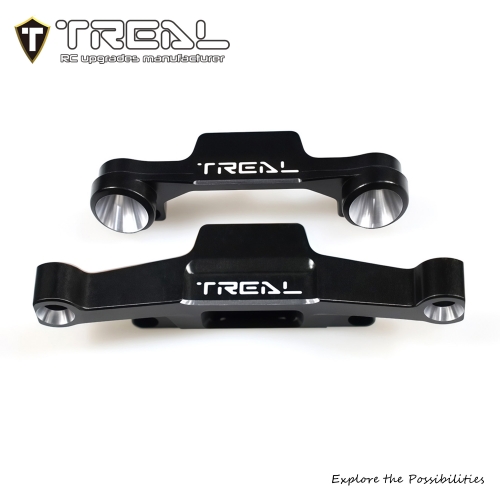 TREAL Aluminum 7075 CNC Machined Front&Rear LED Lights Mounts Buckets for SCX30 Wrangler JLU