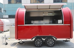 ERZODA Catering trailer food trailer catering van burger van catering pitch food kiosk 340cm