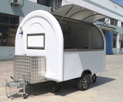 ERZODA Mobile Food Trailer  Concession Truck Catering Trailer 280X200X240CM