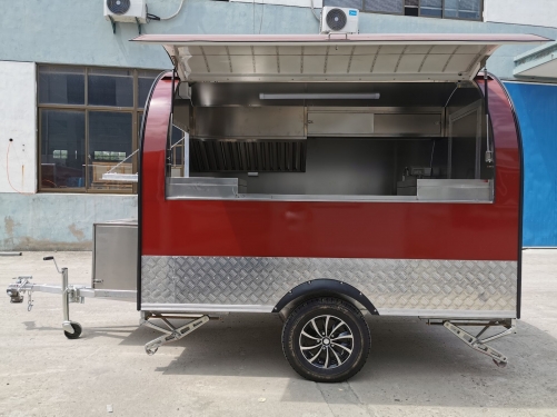 ERZODA Customized-Catering trailer catering van Food truck 280X200X240CM  ETD-1