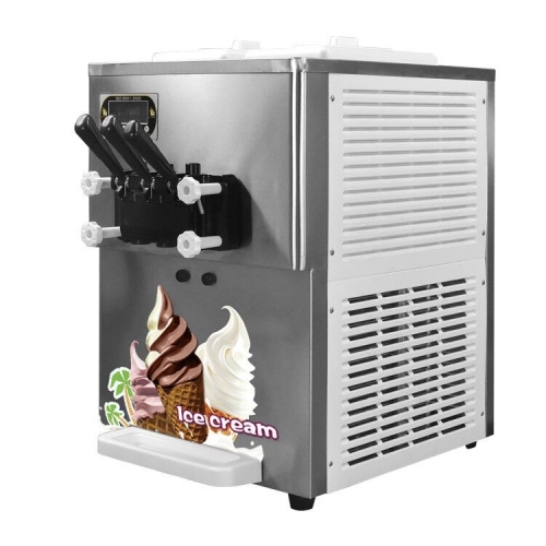 2+1 mix flavors table top commercial soft ice cream machine