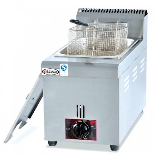 Gas 1-Tank Fryer 1 Basket GF-71 6L