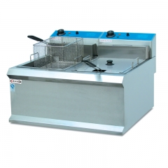 Counter Top Electric 1-Tank Fryer 1 Basket 12.5LX2 DF-904