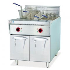 Electric 2-Tank Fryer 4-Basket DF-26-2 28LX2