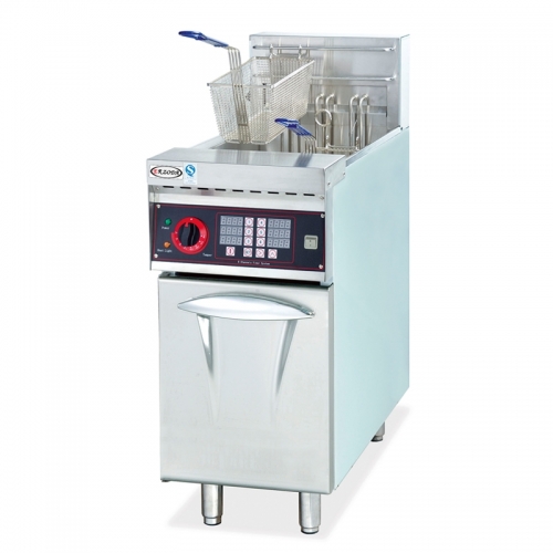 Electric 1-Tank Fryer 2-Basket With Timer DF-26A 28L