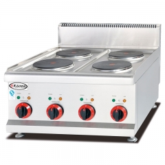 tainless steel Counter top Electric 4-plate Cooker EH-687