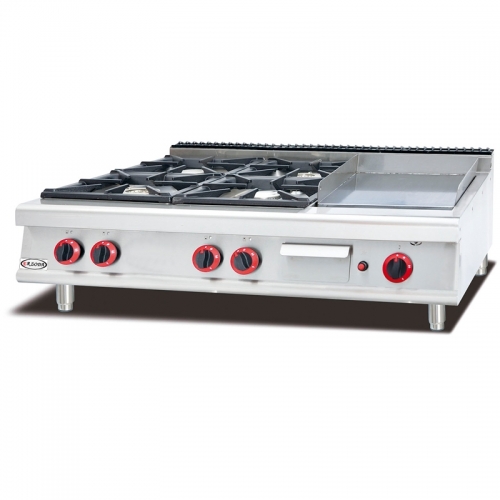 Gas Range With 4-Burner and Griddle and GH-796-1