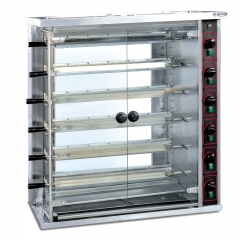 Gas chicken rotisseries for sale/ gas chicken rotisserie machine JGT-6P