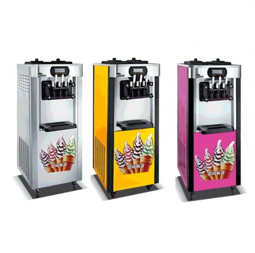 2+1 Mix Flavors Table Top Commercial Soft Ice Cream Machine