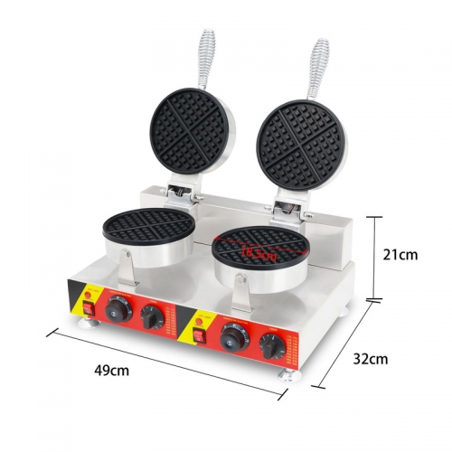 vertes piastra per waffle belga - crepes maker