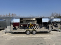 ERZODA Pizza Trailer Burger Trailer Food Truck  580CM 2-4 people working