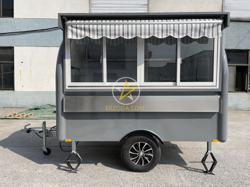 ERZODA Catering Trailer Burger Van Bar Coffee Crepe Trailer  280X220X240CM ETZ-1