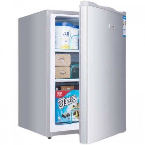 Retro small refrigerator, mini refrigerator 90L