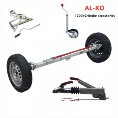 Single axis AL-KO brake system