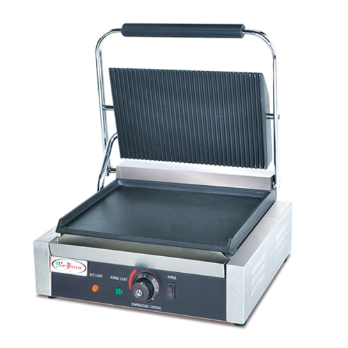 Plate panini Grill （Top grooved bottom flat）EG-812B