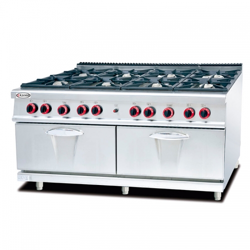 Gas Range with 8-burner & Oveb GH-787AA