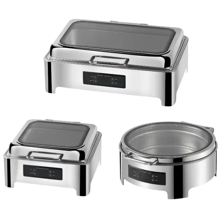 Electric Roll Top Chaffing Buffet Stainless Steel Food Warmer ER series 6-13L