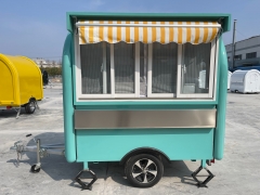 ERZODA Food Trailer Catering Food Truck  Food cart 230X185X230CM