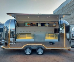 ERZODA cake trailer, salad food trailer 4.8M 2-3 people working