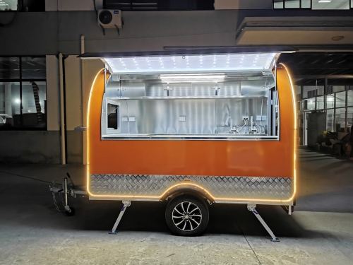 ERZODA coffee trailer mobile kitchen  food truck 280X200X240CM ETD-1