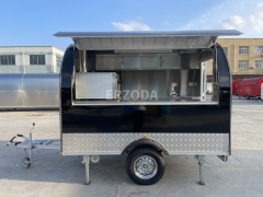 ERZODA-Pizza Trailer Customized Food Trailer 280X200X240CM ETD-1