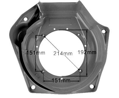 Flywheel Housing Cover Fits for China Model 186F 186FA 188F 9HP-11HP Small Air Cooled Diesel Engine