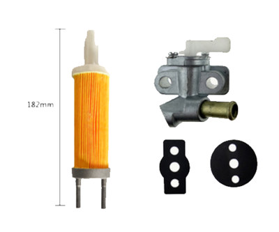 Diesel Fuel Filter+Gaskets+Petcock Fits for China Model 186F 186FA 188F 9HP-11HP Small Air Cooled Diesel Engine