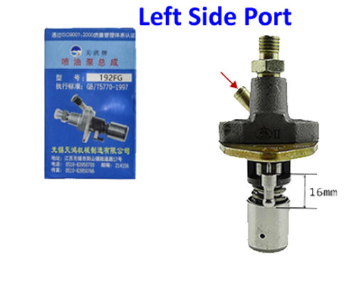 Left Side Port Type Fuel Injection Pump/Pumper For Model 192F 12HP 499cc Small Air Cooled Diesel Engines