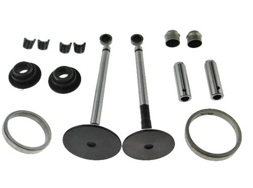 Valves+Seat+Guide+Stem Oil Seal Kit(16PC Set)For Model 192F 12HP 499cc Small Air Cooled Diesel Engine