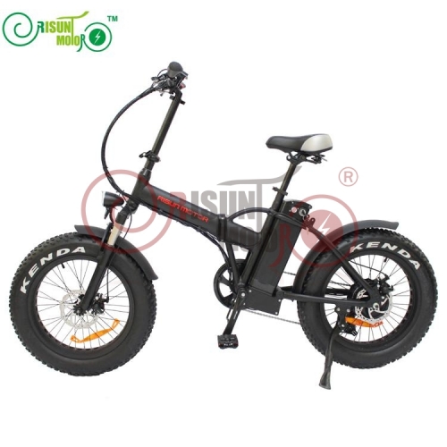 36V 500W Bafang Hub Motor 20 Inch Fat Tire Folding Electric Bike