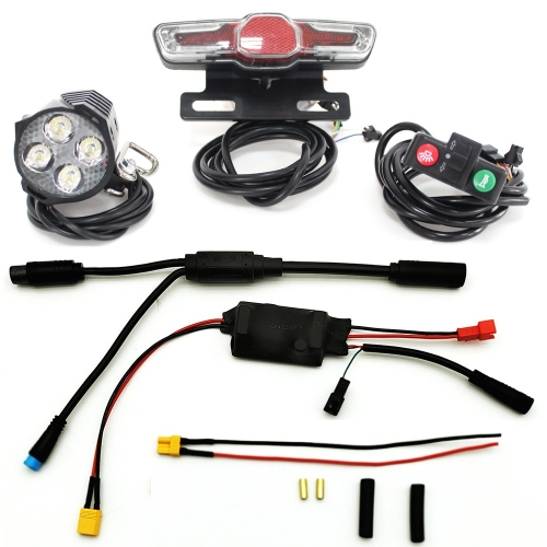 Unique Design LED Headlight Tail Rear Lights Brake Light Turning Light for Bafang mid-drive Motor Kits