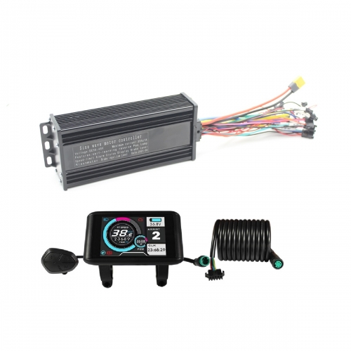 36V-52V 1000W-1500W 35A 3-mode Sine Wave ebike Controller with Colorful LCD Display