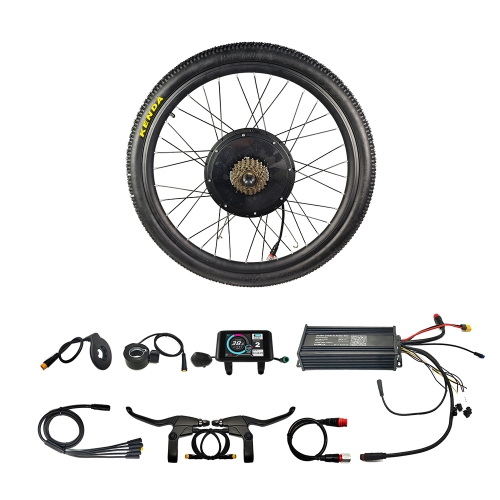 On sale 48v 1500w 20-29" Threaded Front and  Rear Wheel Ebike Conversion Kit Sine Wave control
