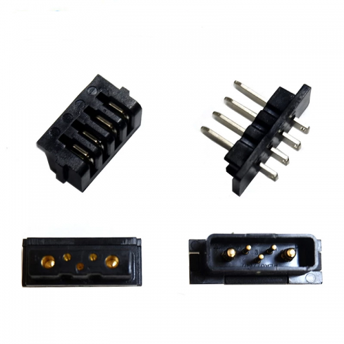 Hailong Ebike Battery Power discharge connector 4pins 5pins 5pins-gold Male or Female Battery Base Plate Mouted Parts plug Replacement