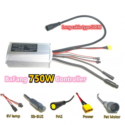 48V 750W 25A Sine Wave ebike Controller with quick release cable
