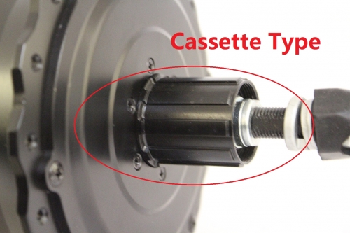 Bafang Fat Wheel Rear Motor 48V 1000W 190mm dropout Cassette Type