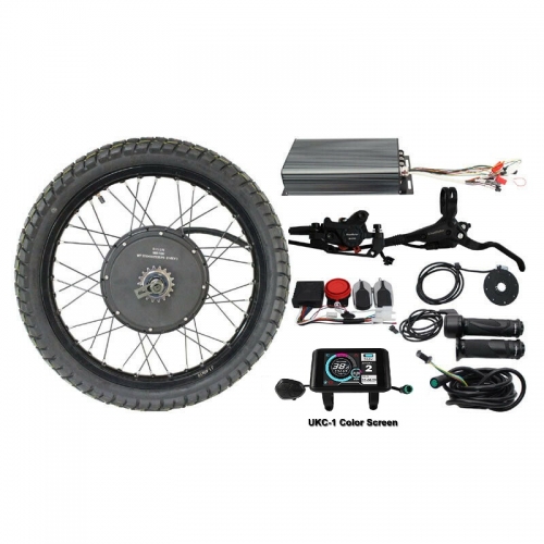 48V-72V 19" 3000W-5000W High Power Speed eBike Conversion Kits +Intelligent Control System With Bluetooth Module